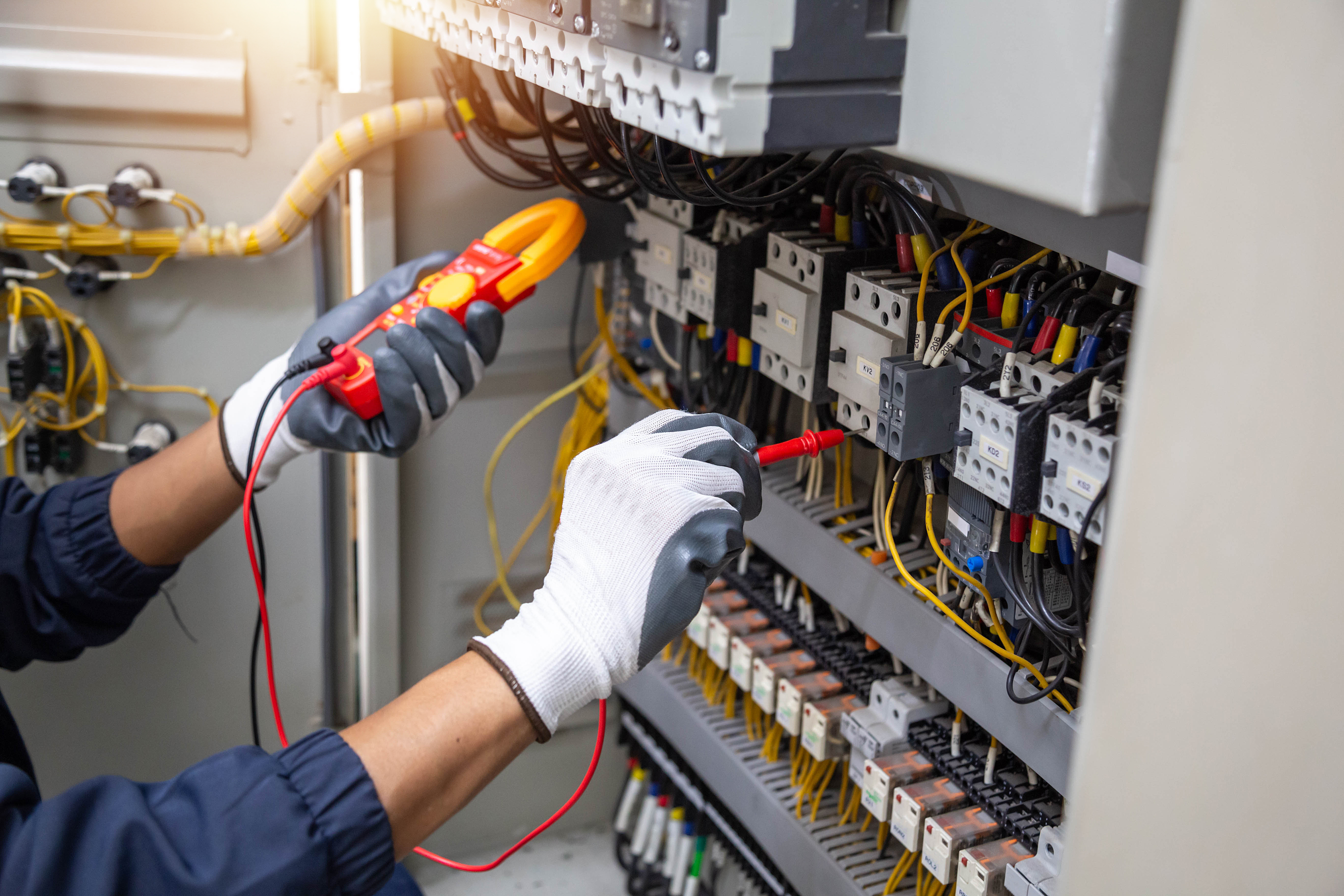An electrical panel - Get professional electrical services in Columbia, SC, with Solar Energy Partners.