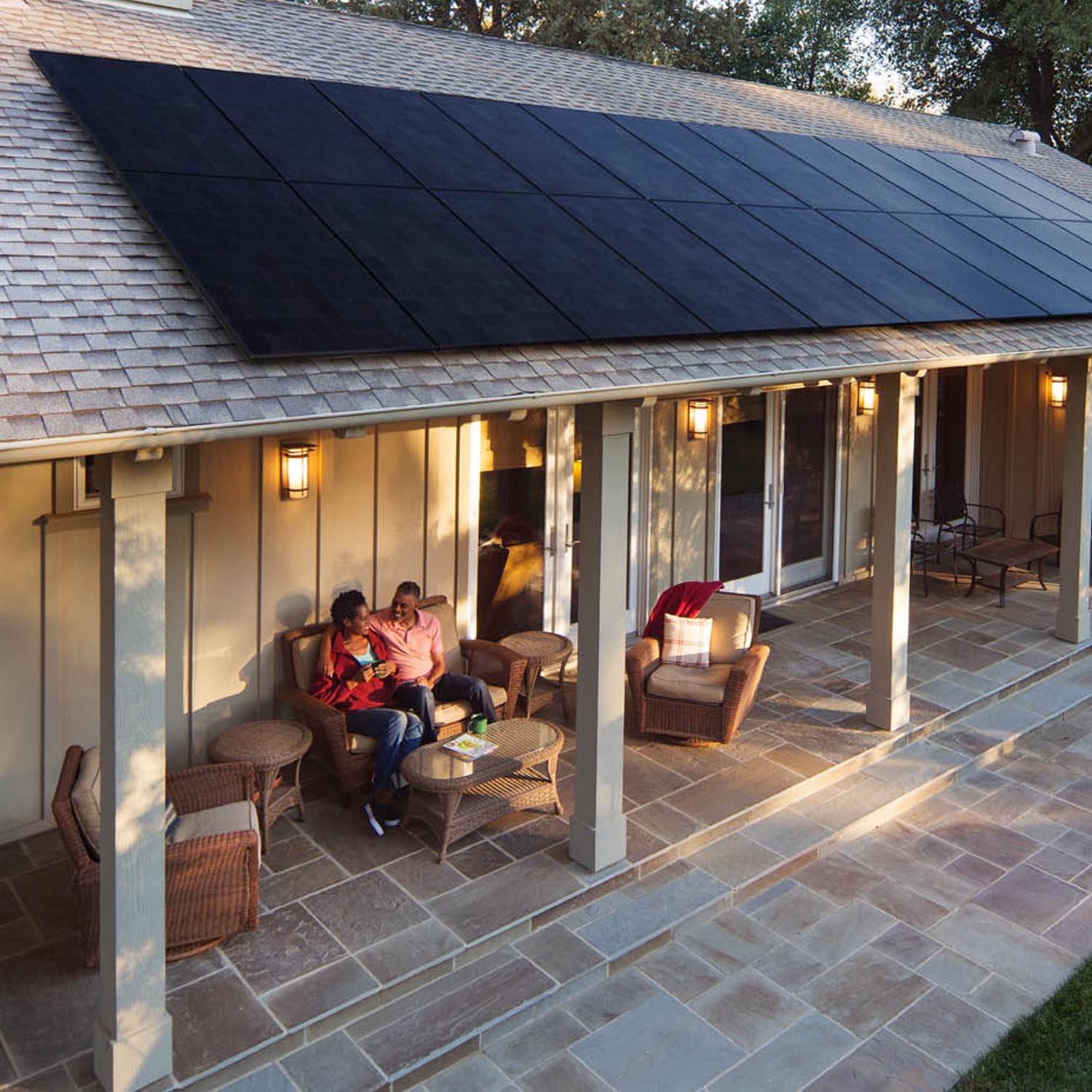 An image of a family enjoying their new solar panels - installation services provided by Solar Energy Partners in South Carolina & Georgia.